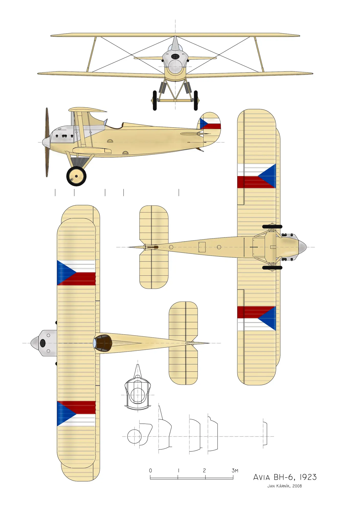 Avia BH-6 Çekoslovak avcısı