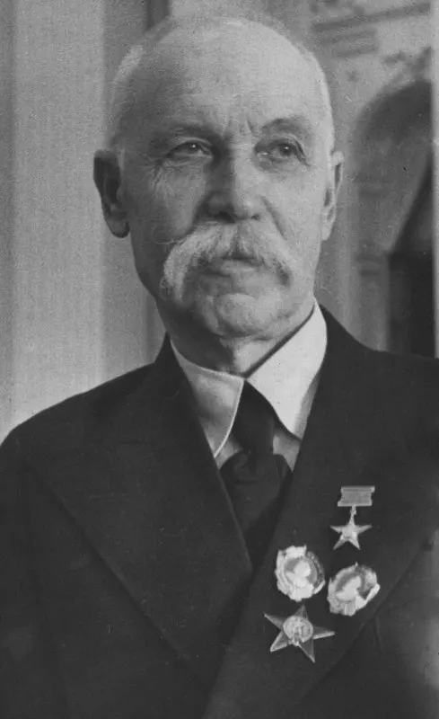 Portrait of Soviet firearms designer Fedor Tokarev