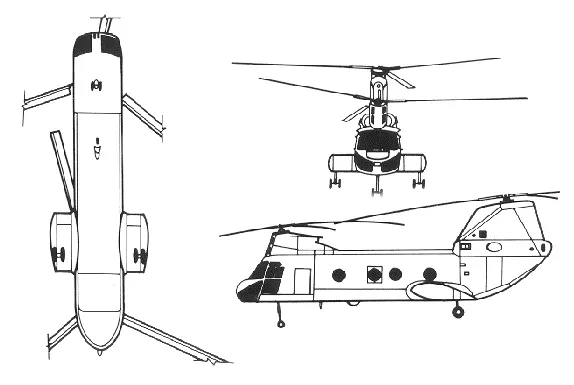 Boeing Vertol NCH-46A Sea Knight