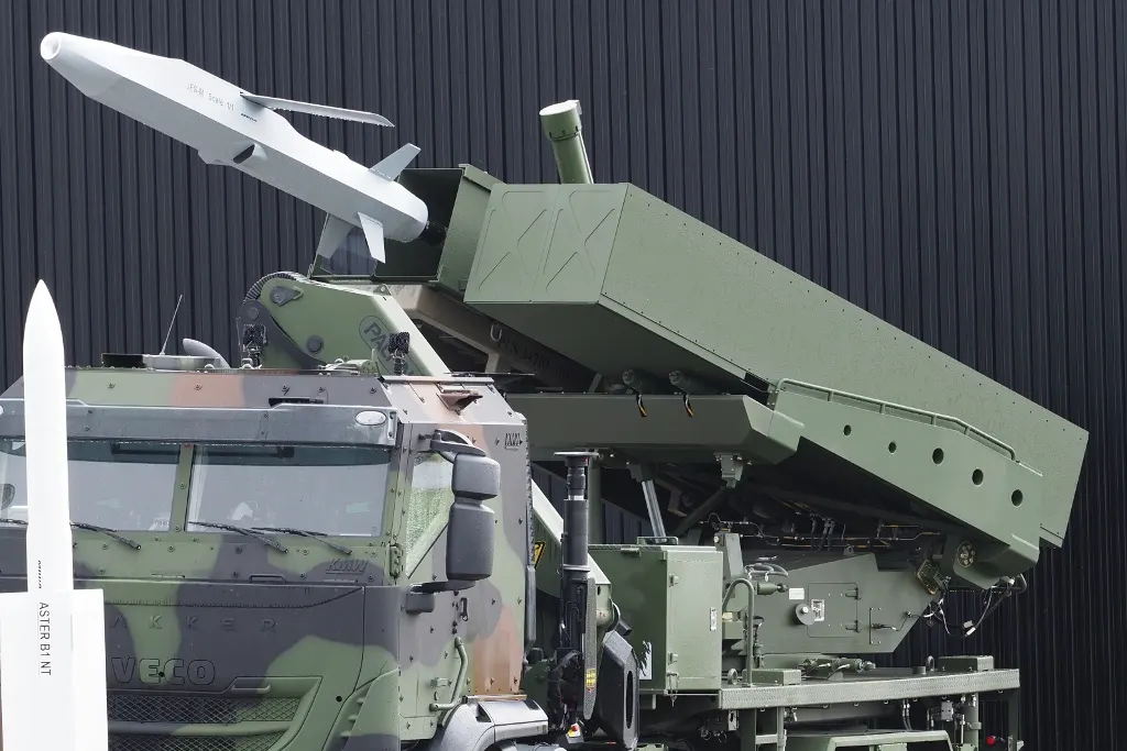 Elbit PULS multiple rocket launcher vehicle