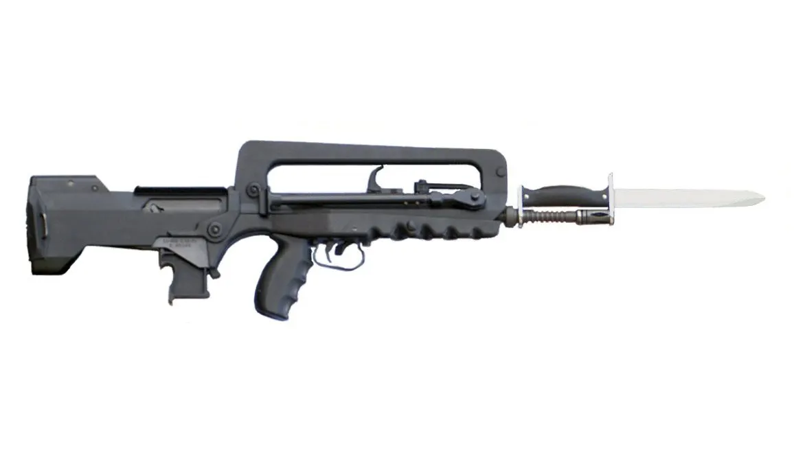 French FAMAS F1 bullpup assault rifle