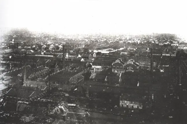 Historic view of the Hanyang Arsenal industrial complex in China