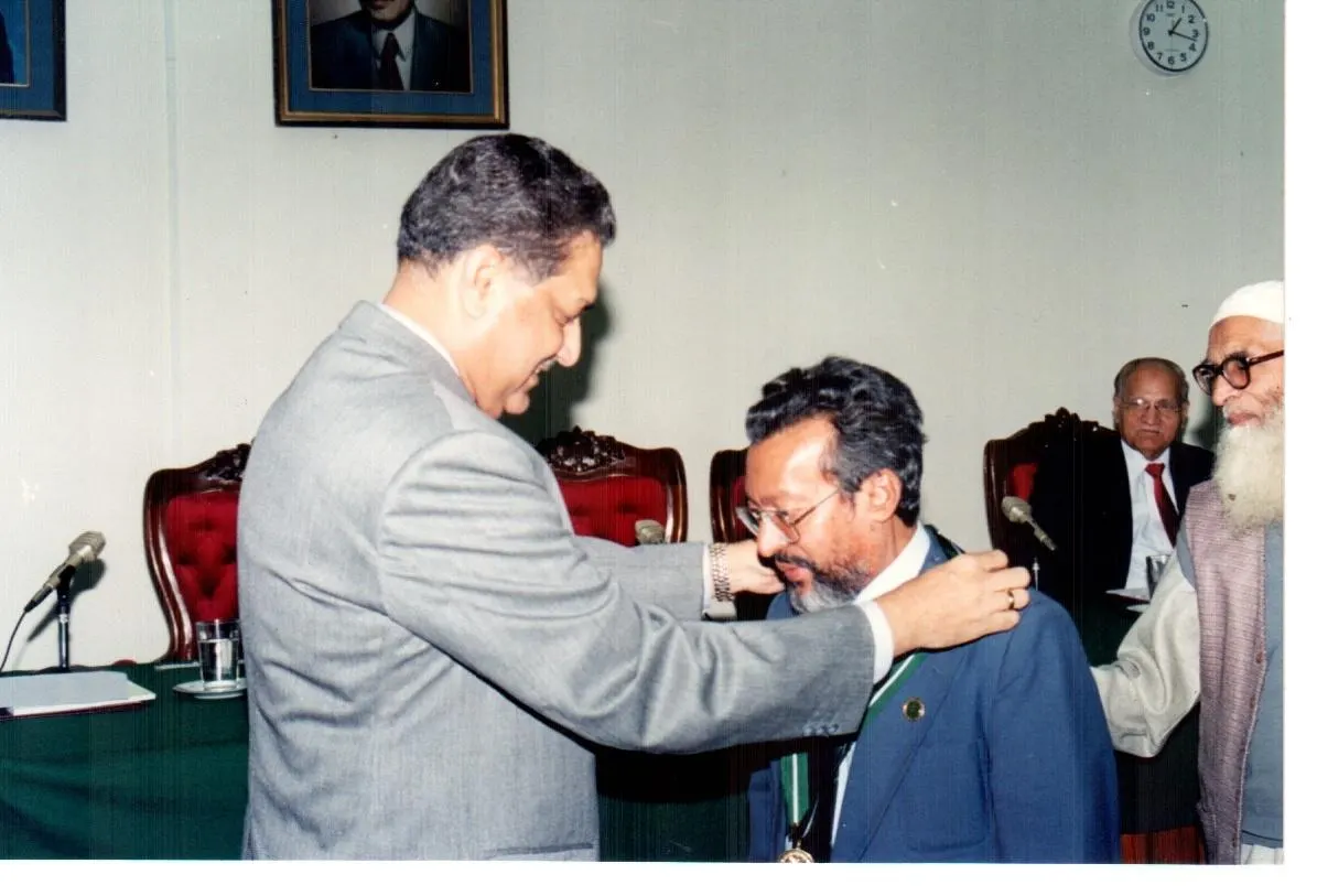 Portrait of Abdul Qadeer Khan