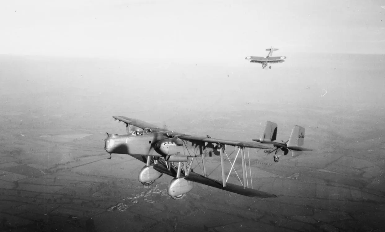 H.P.50 Heyford bombardıman uçağı