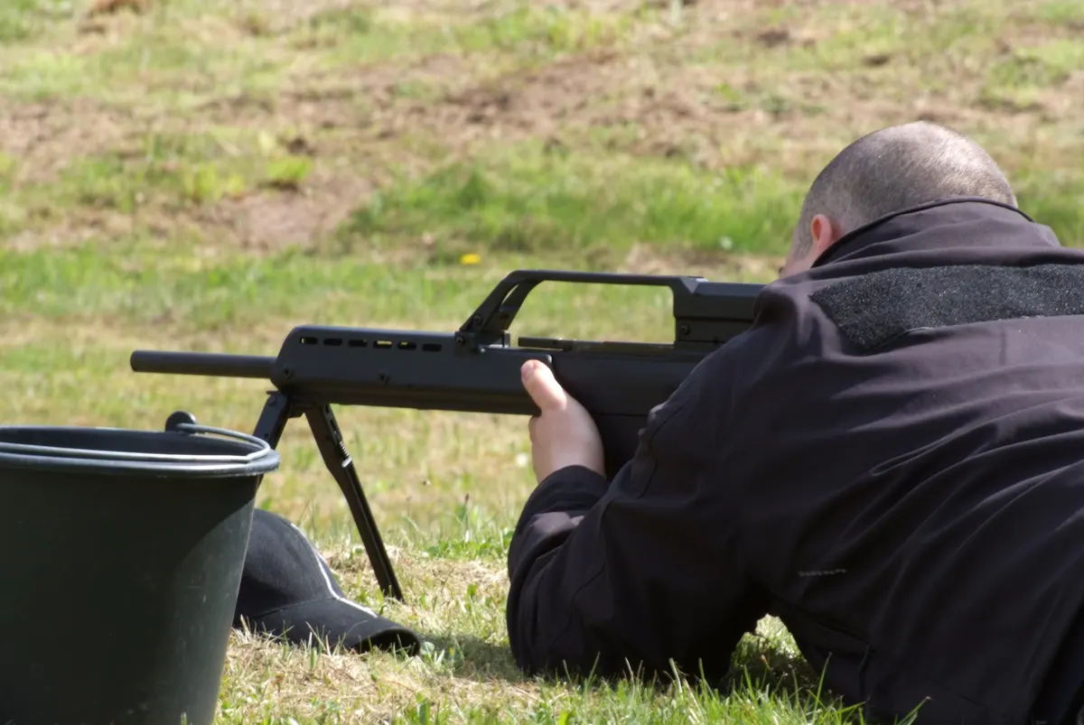 Heckler & Koch SL8 tüfek sağ yandan görünüm