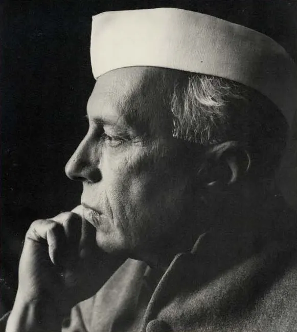 Jawaharlal Nehru'nun portresi