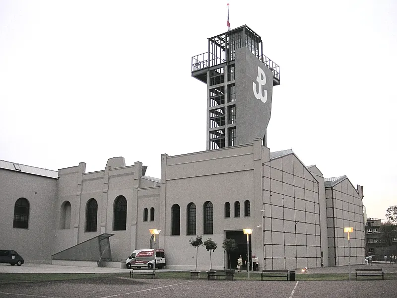 Exterior of the Warsaw Rising Museum building