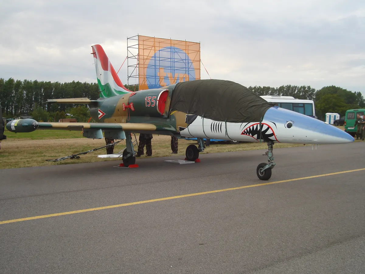 Aero L-39ZO Albatros jet trainer with underwing weapon pylons