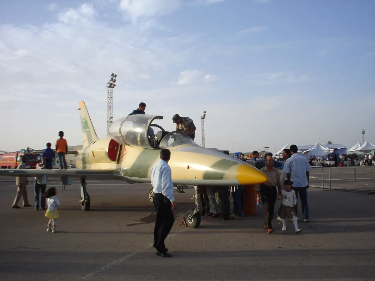 Libyan Air Force L-39 Albatros jet trainer