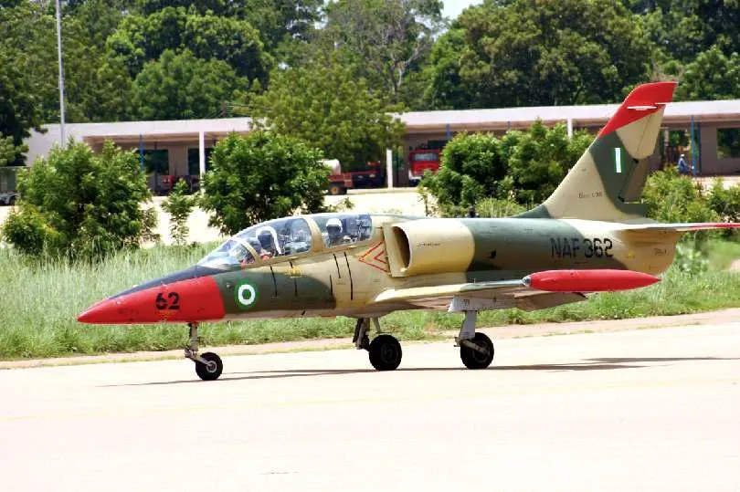 Nigerian Air Force L-39 Albatros jet trainer