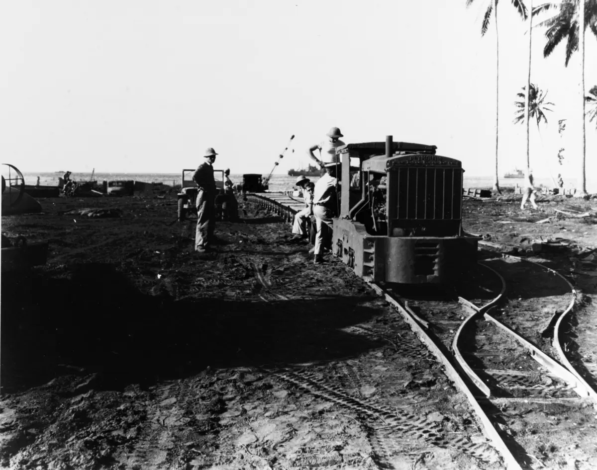 Guadalcanal, Tulagi ve Gavutu adalarını gösteren Solomon Adaları haritası
