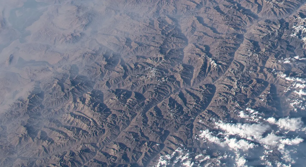 Map of the Hindu Kush region of Afghanistan