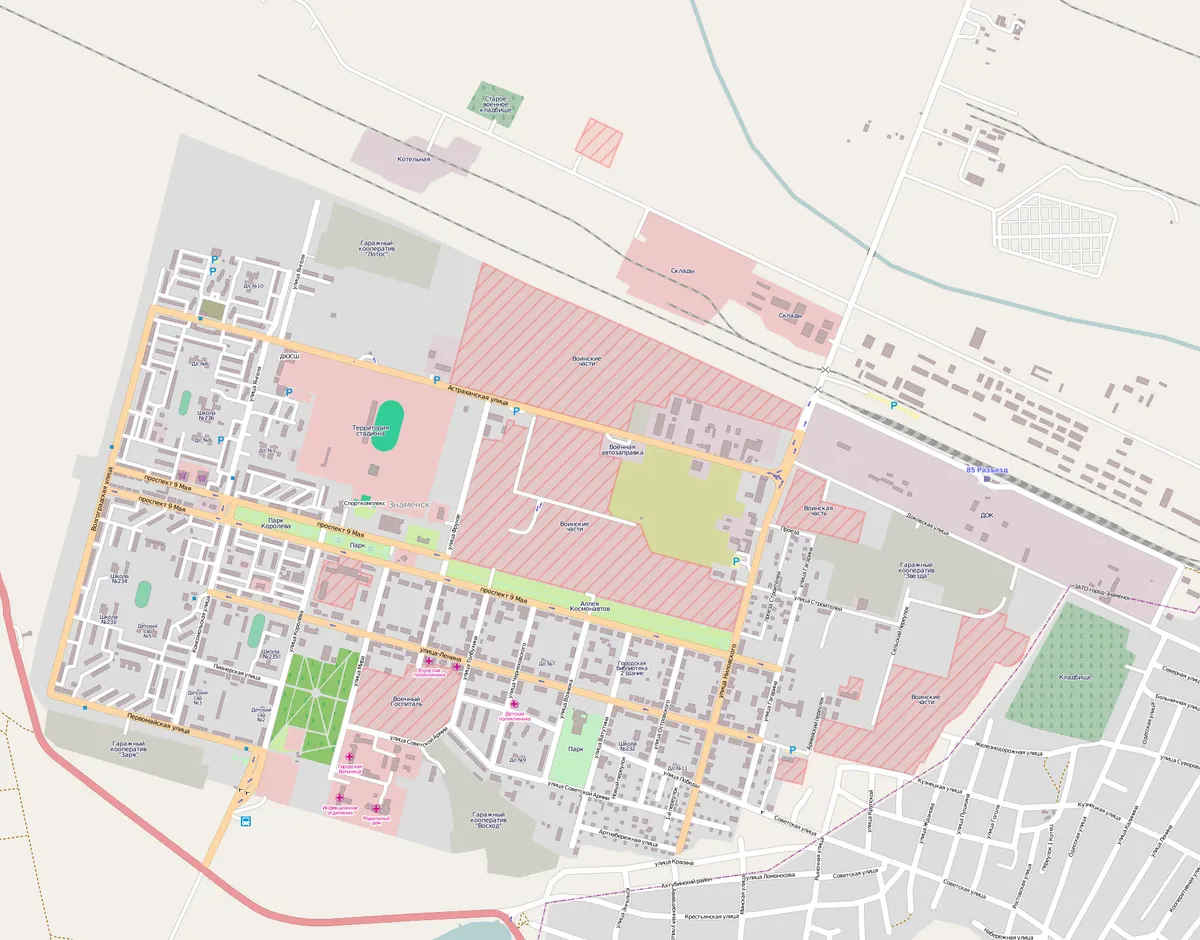Map showing the Kapustin Yar missile test range in southern Russia