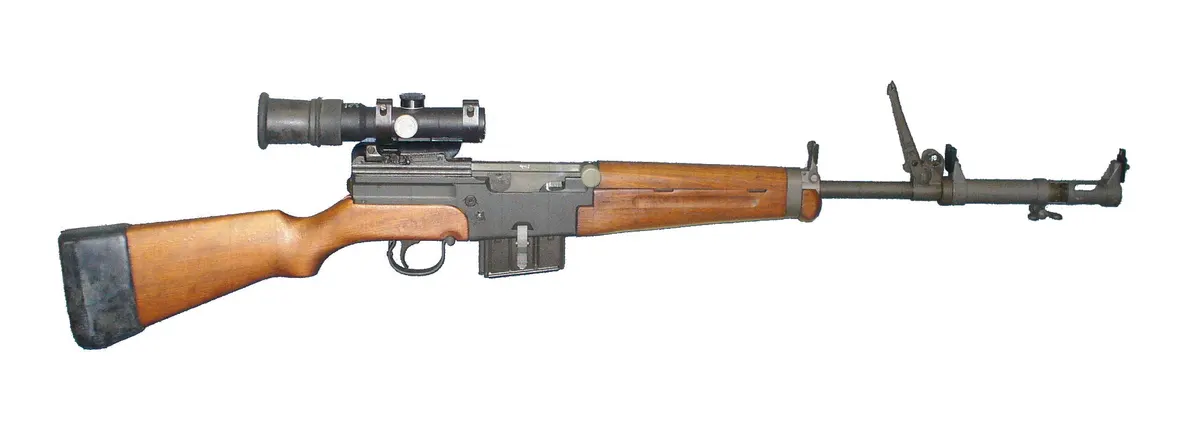 MAS-49 rifle with APX L806 telescopic sight mounted