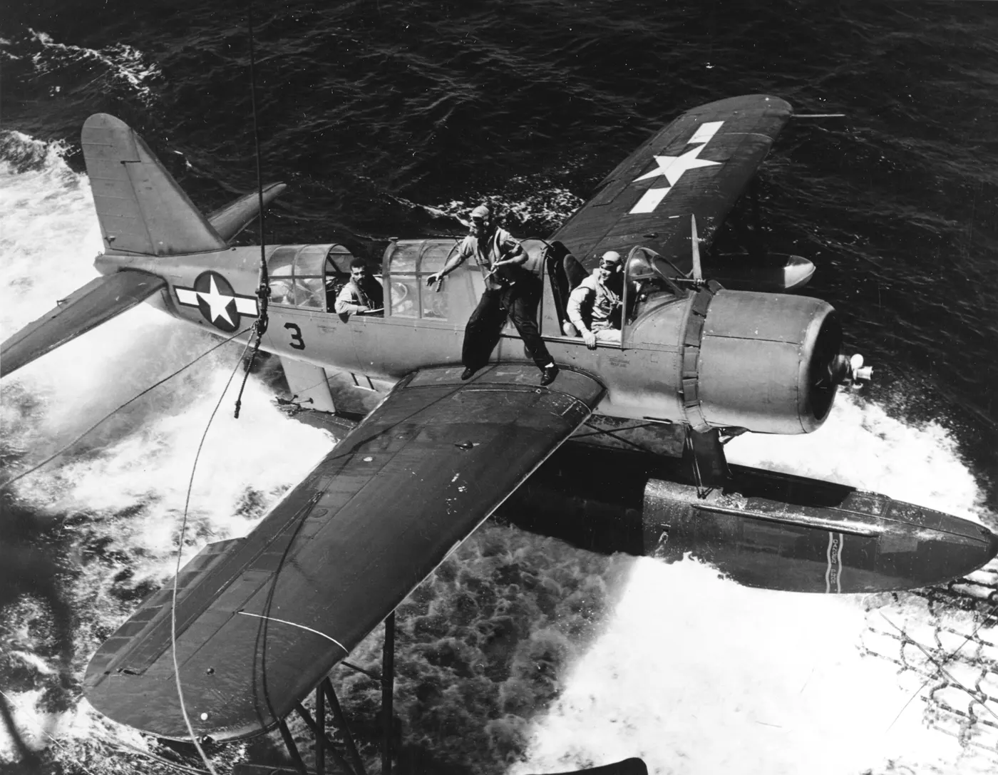 OS2U-1 Kingfisher keşif