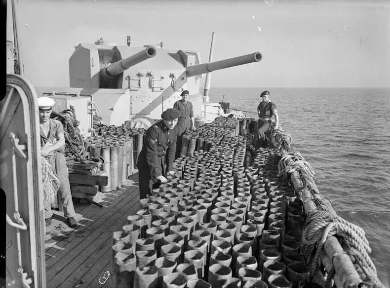 QF 5.25 inch gun
