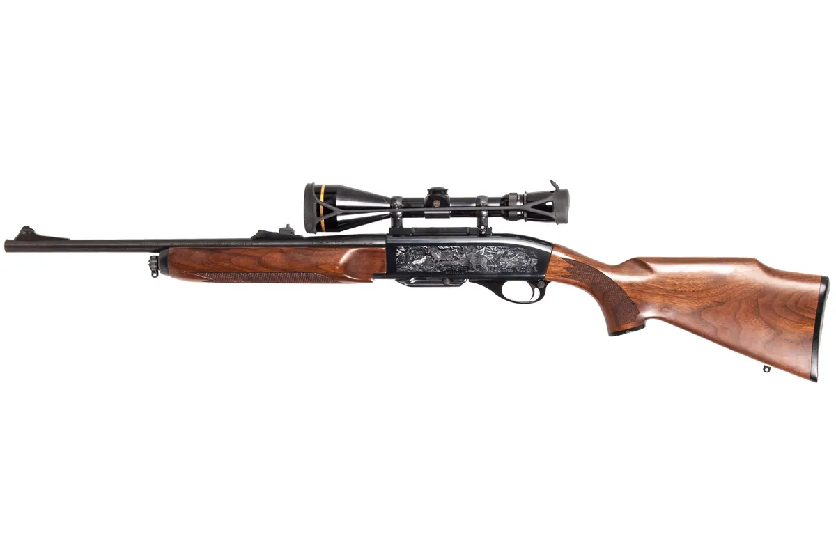 Remington Model 7400 semi-automatic hunting rifle right side profile