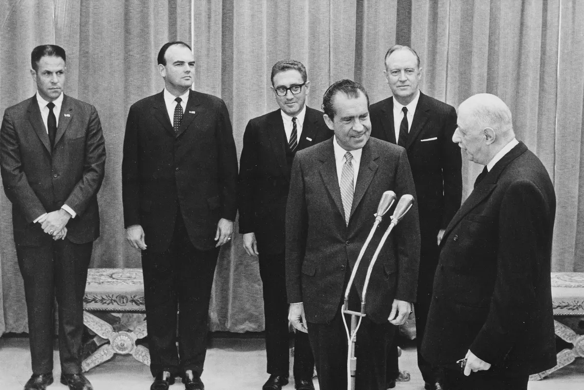 1960'larda Charles de Gaulle portresi