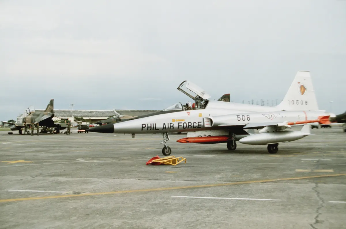 Filipinler Hava Kuvvetleri'ne ait bir Northrop F-5 Freedom Fighter avcı uçağı