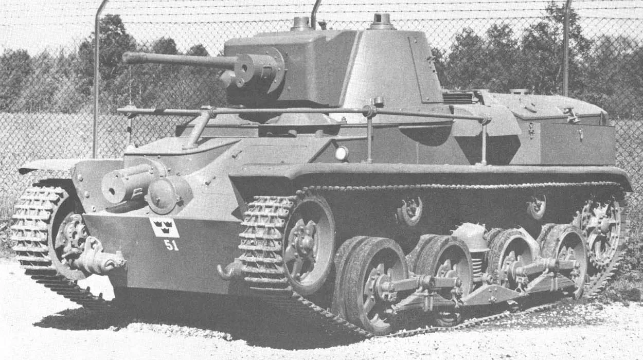 Stridsvagn m/31 hafif tankı