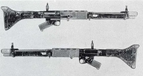 Alman paraşütçülerine ait FG 42 otomatik tüfeği