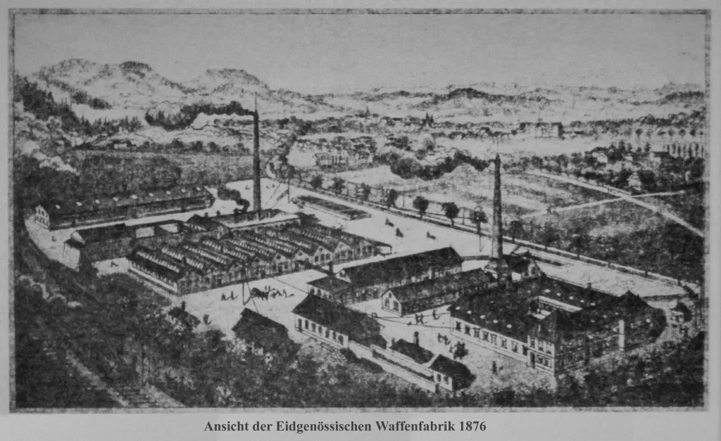 Tarihi Waffenfabrik Bern silah fabrikası binası