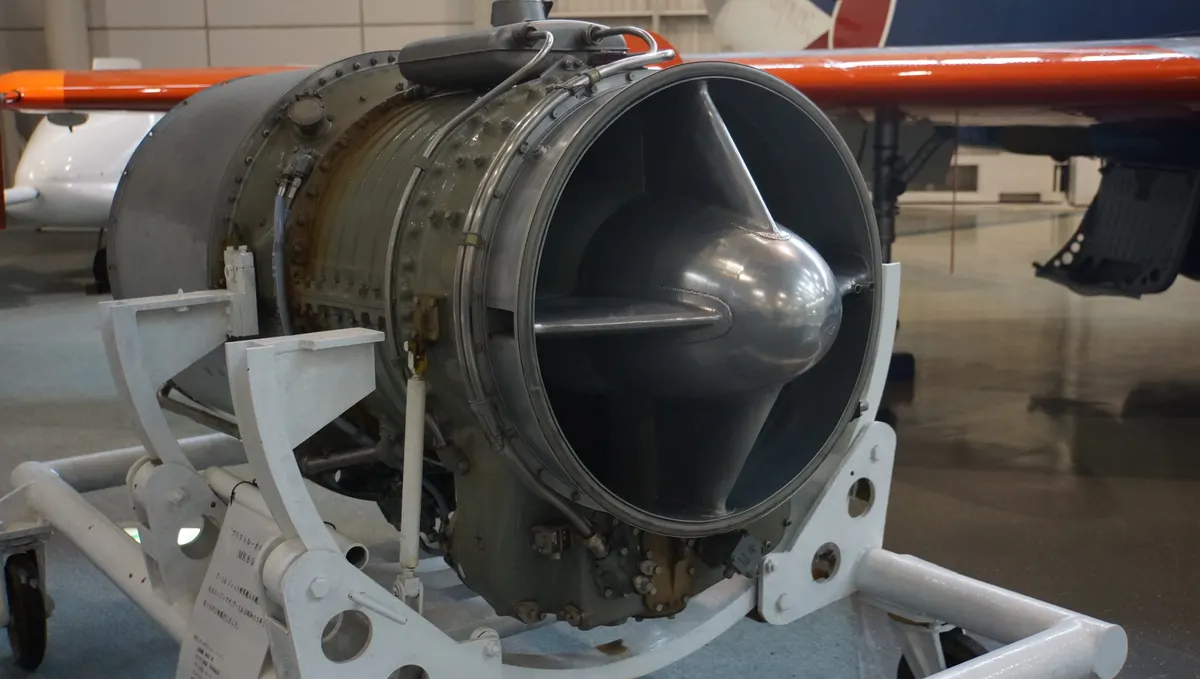 Sergilenen bir Bristol Siddeley Orpheus turbojet motoru