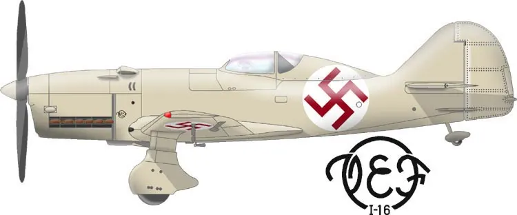 VEF I-16 Letonyalı avcısı