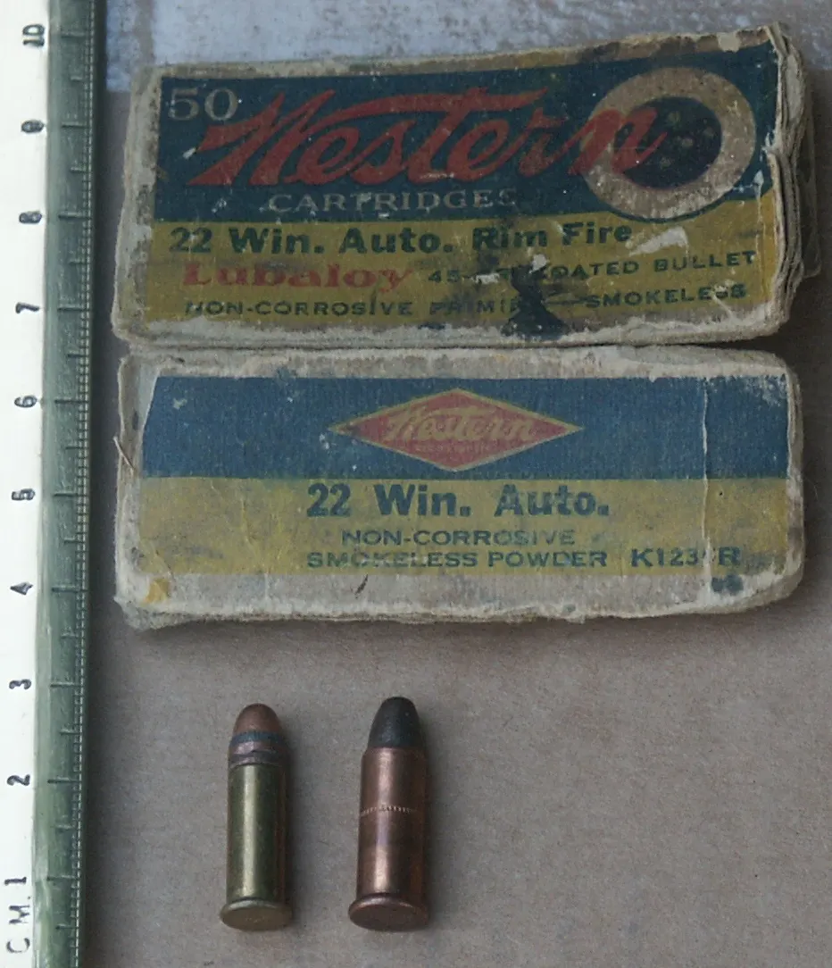 .22 Winchester Automatic cartridge box